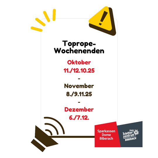 Toprope-Wochenende in Q4/25